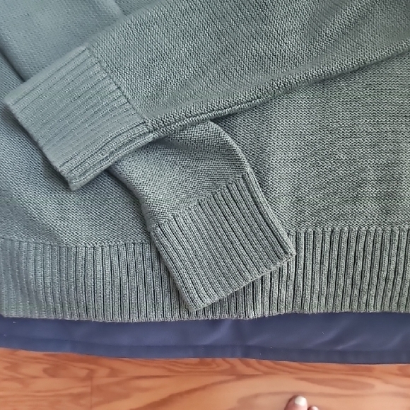 Quince Teal Button-Up Cardigan - Picture 7 of 8